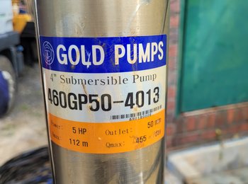 GOLD PUMPS 460GP50-4013 수중펌프 라벨